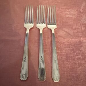 Vintage W.M. Rogers & Son Silverware Lot of 3 Forks